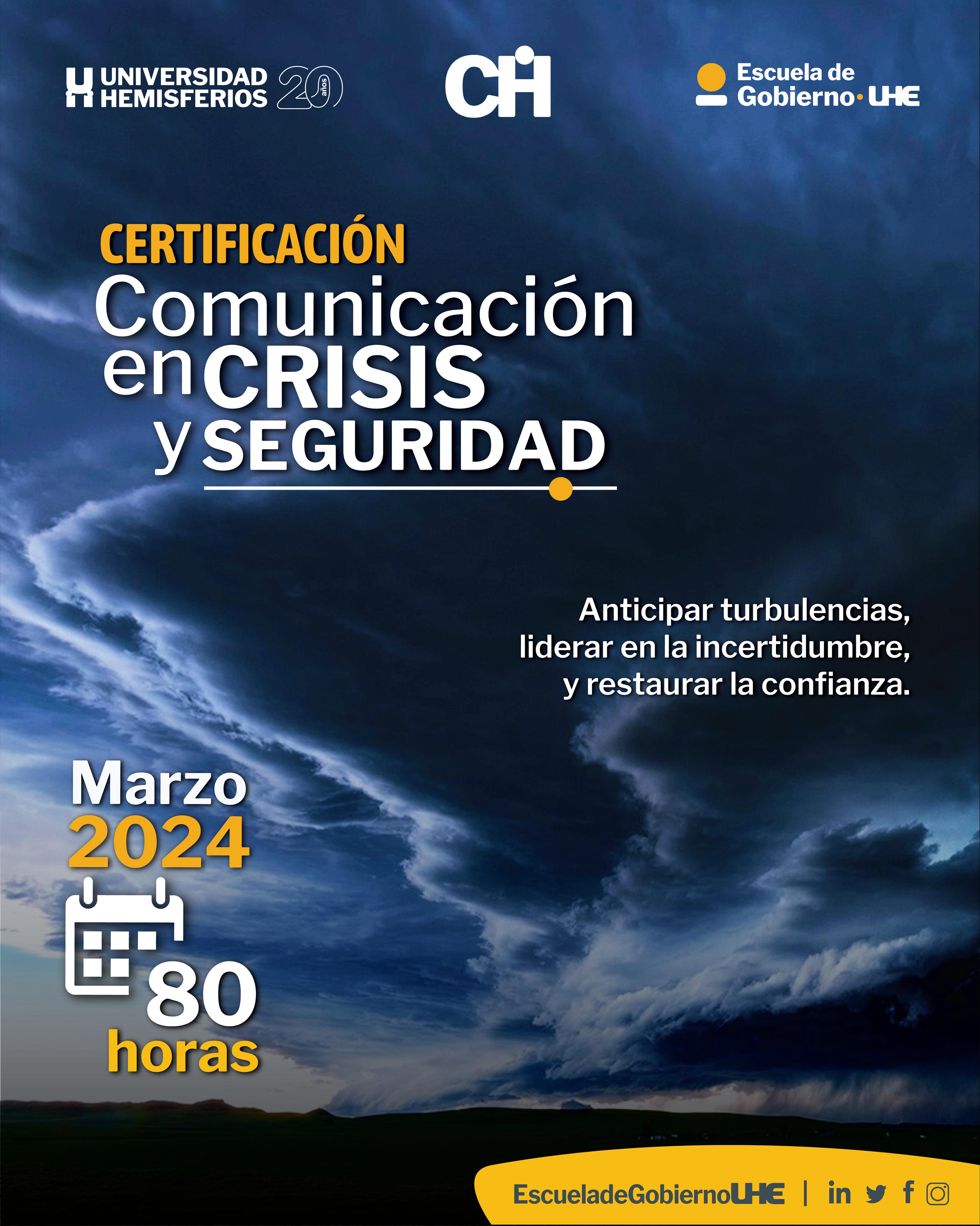 Certificación de Comunicación en Crisis y Seguridad